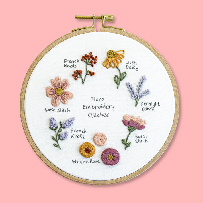 Floral Stitch SamplerBeginner Kit